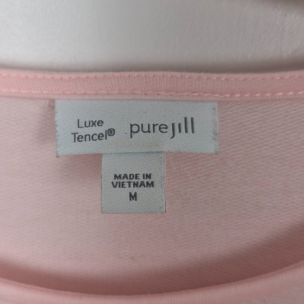 J. Jill | PureJill Luxe Tencel Asymmetrical Tunic Top Size M - Picture 5 of 8